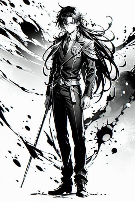 03028-353926544-mo,masterpiece, best quality,1boy,standing, long hair,cold face, full body, (front),monochrome, greyscale,ink splash.png